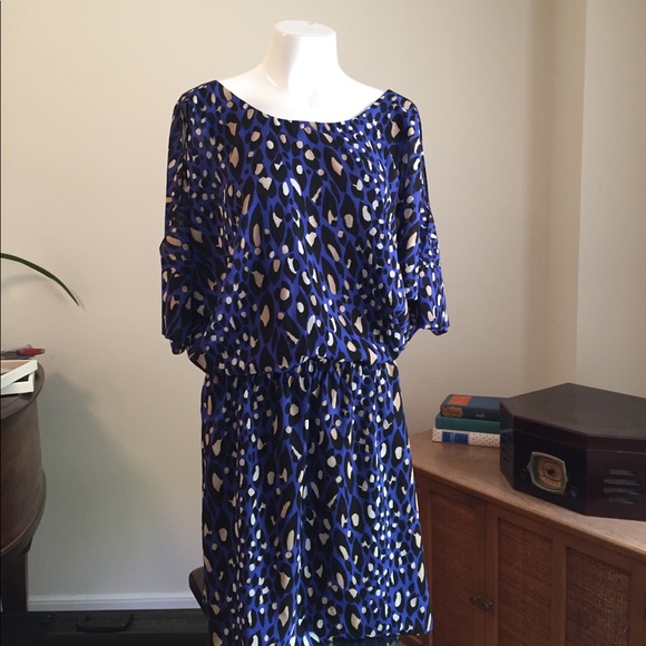 Trina Turk blue sheer dress - Picture 2 of 7